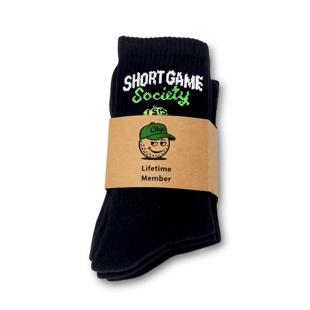 Black Calf Socks (Three pack)